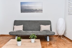Living area - Modern  Apartment at Exarchia 1 bed 2 pers  (Athens)