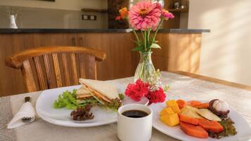 Daily continental breakfast for a fee