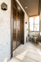 Entrada de la propiedad