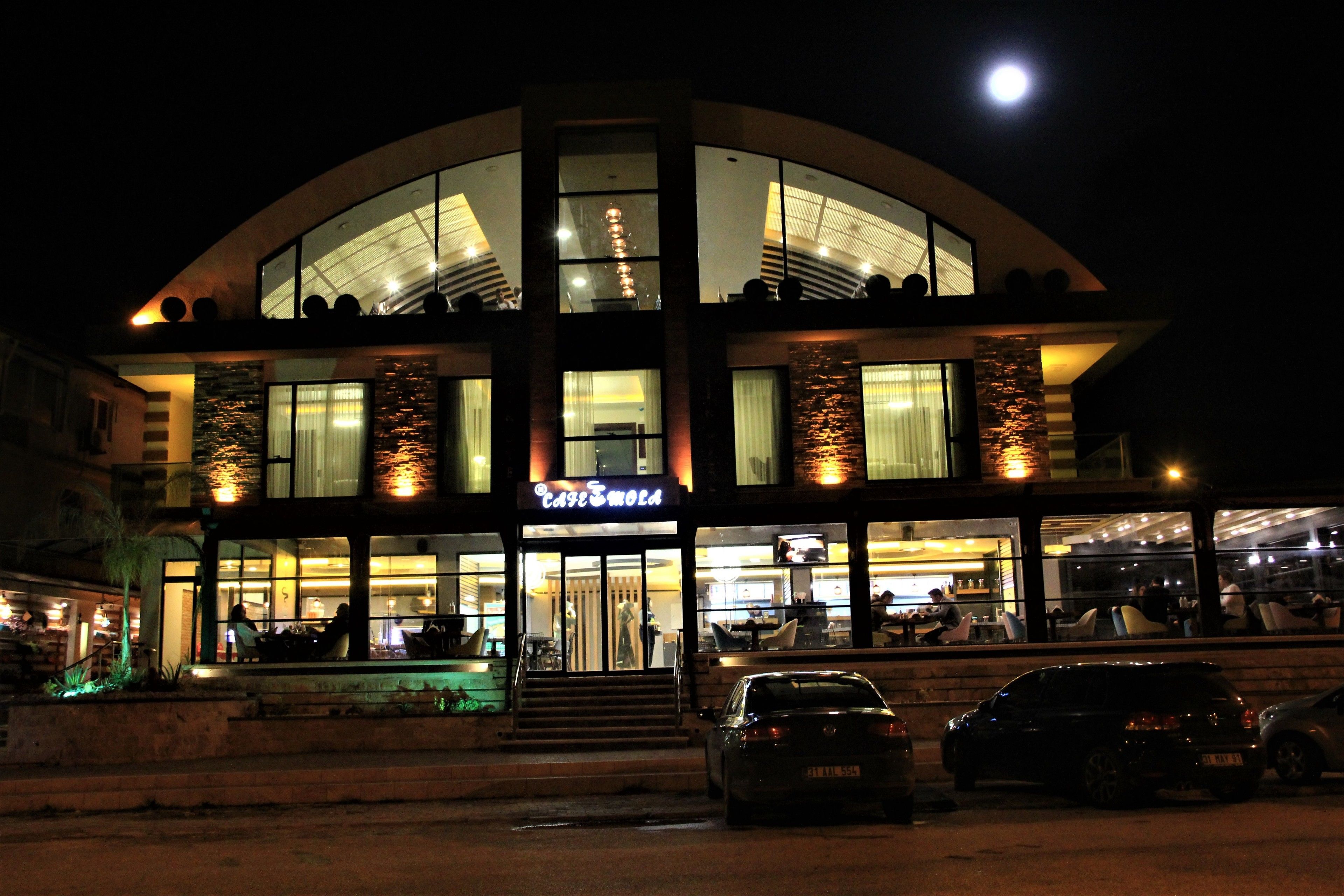 front of property – evening/night