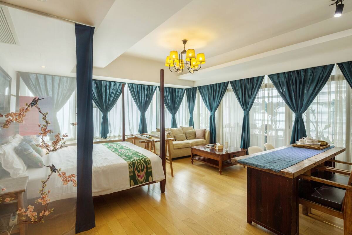 Deluxe-Apartment | 2 Schlafzimmer, individuell dekoriert, individuell eingerichtet