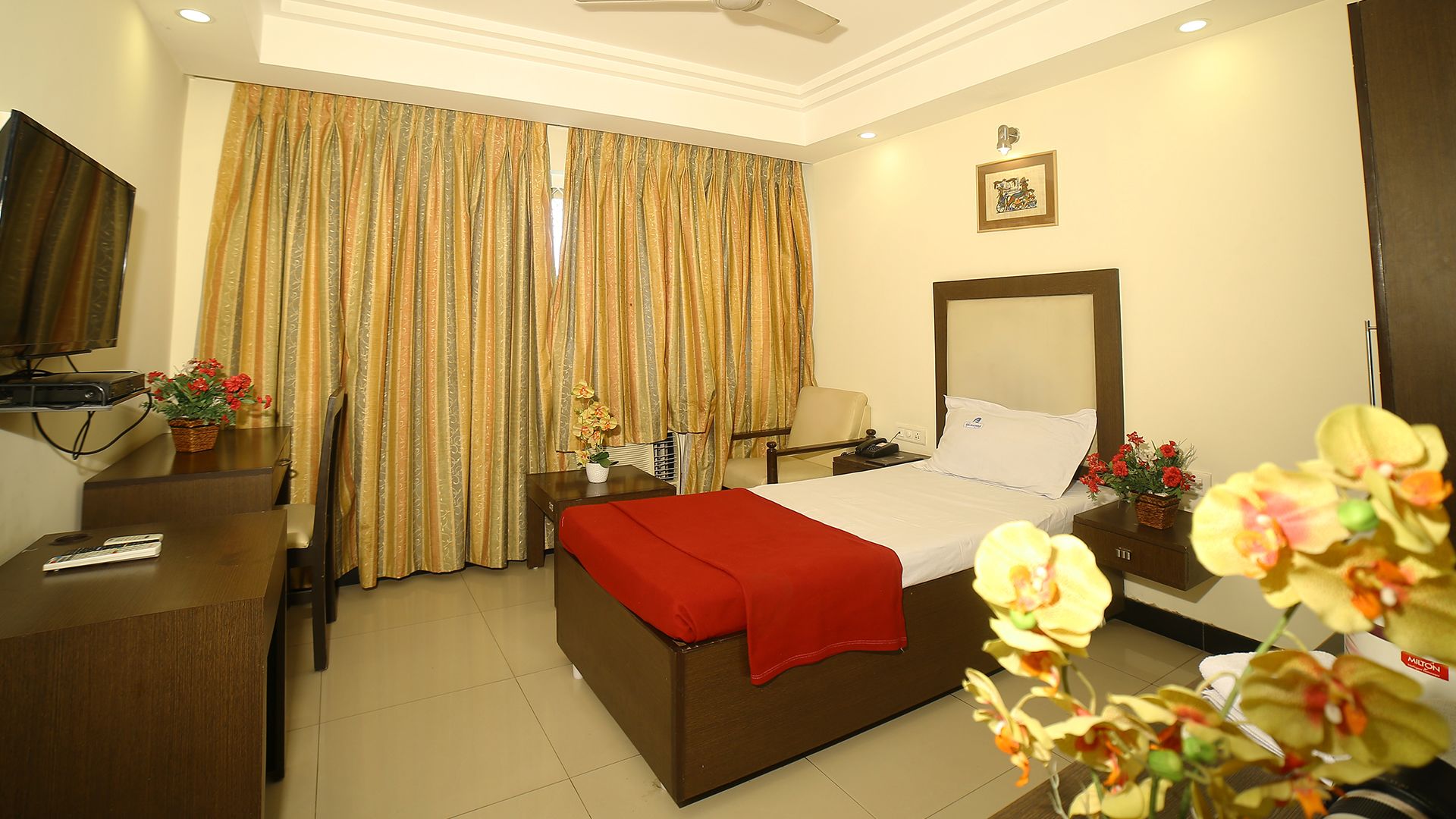 Deluxe Single Room, 1 Single Bed, Non Smoking | Floor plan