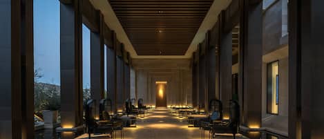 Façade de l’hébergement - soirée/nuit