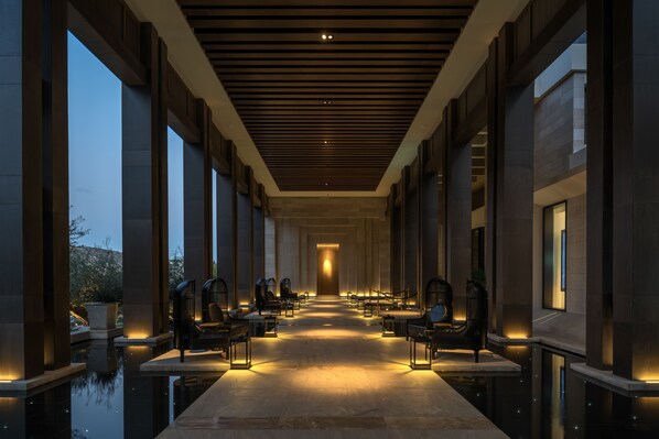 Front of property - evening/night