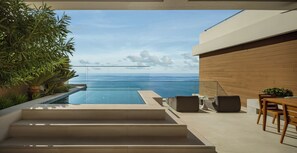 Duplex, Private Pool, Sea View (Rooftop, Adults Only) | Minibar, in-room safe, blackout drapes, soundproofing - AMARA – Sea Your Only View™ (Limassol)