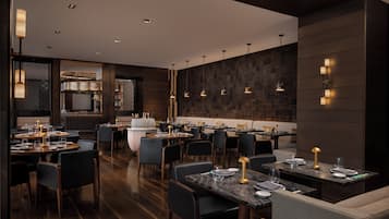 6 restauranter, lunsj og middag serveres, sushi