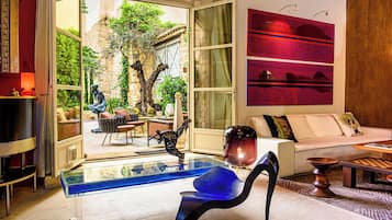 Sitteområde i lobbyen