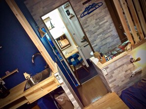 [Ruri-Ma:202] Studio Basic: Single bed/Futon w/Shower booth, Non-Smoking | Hypo-allergenic bedding, down comforters, individually decorated - Koke Musu inn (Otsu)