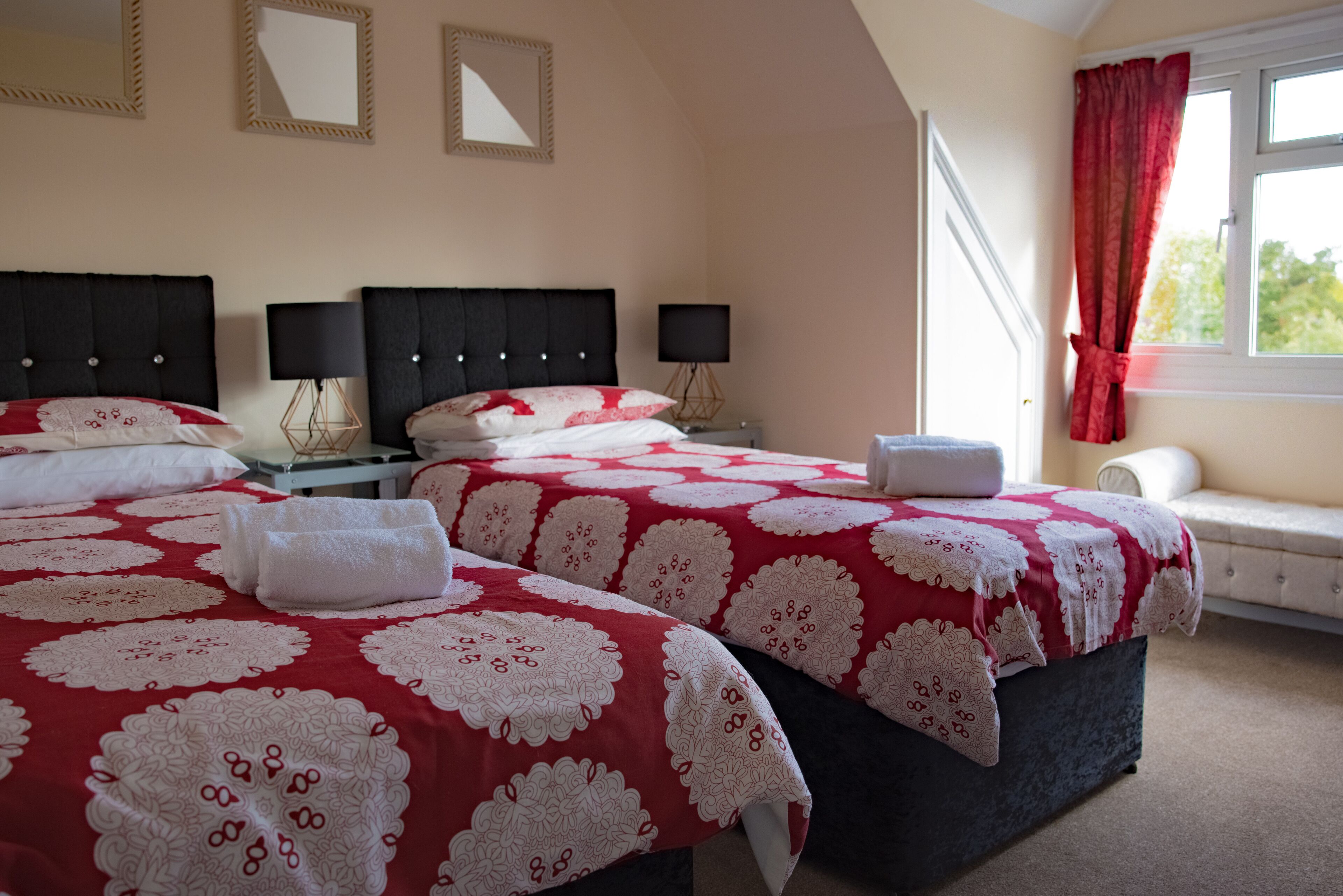 standard family room | blackout curtains, iron/ironing board, free wifi, bed sheets
