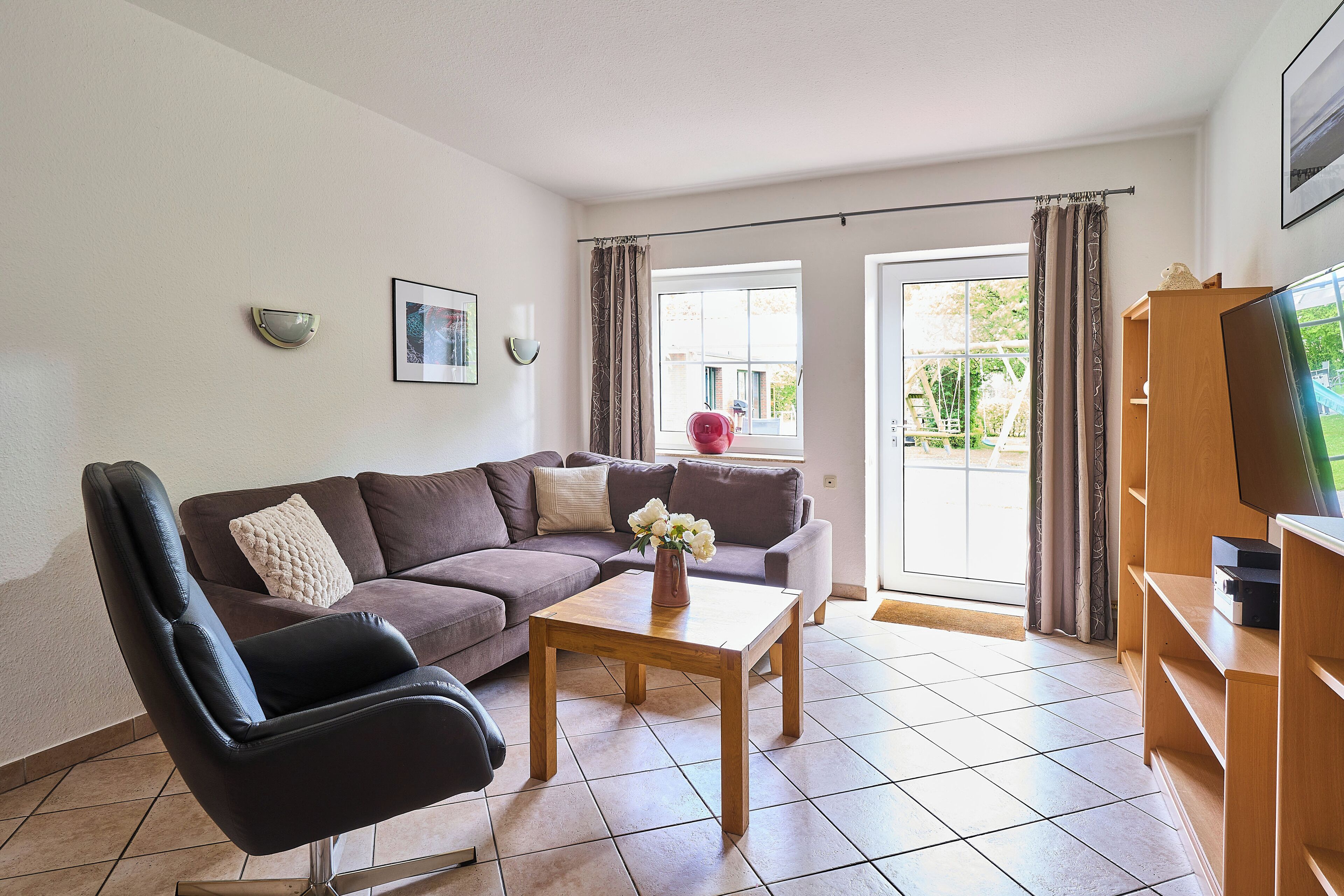 Appartement Deluxe, 2 chambres, terrasse (Apt 2) | Coin séjour