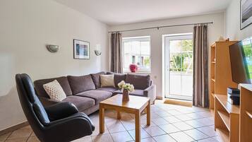 Appartement Deluxe, 2 chambres, terrasse (Apt 2) | Coin séjour