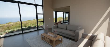 豪華獨棟房屋, 5 間臥室 | 客廳 | 平面電視、壁爐