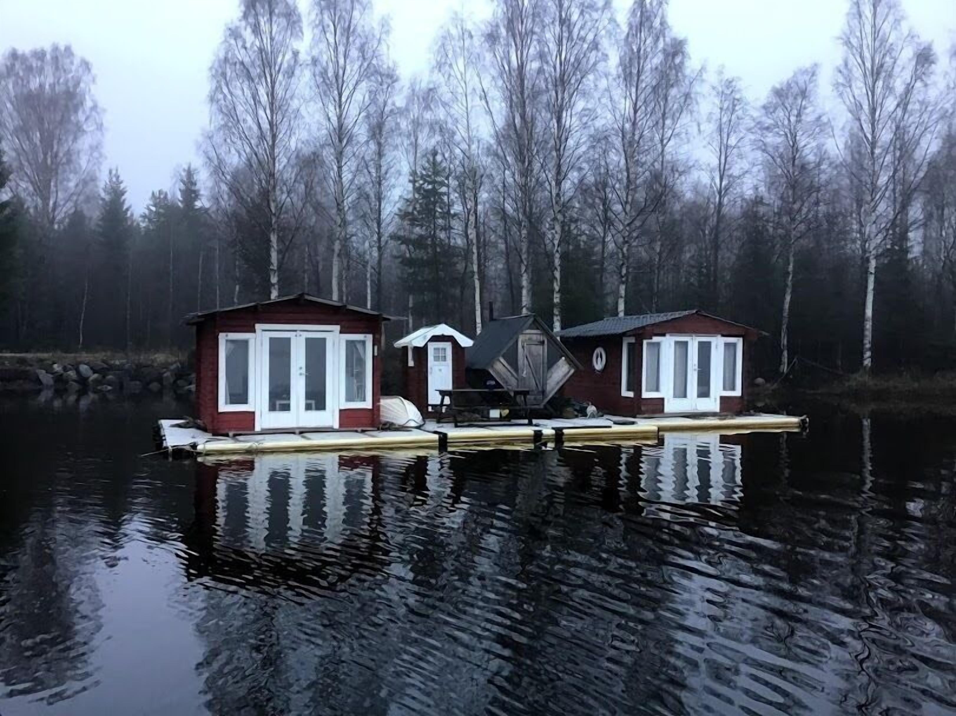 Ferienhütte, Meerblick (Private Sauna)