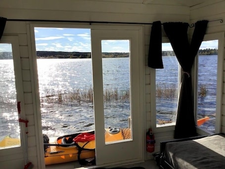 Cabin, Sea View (Private Sauna) | Water view. Bureå Camping