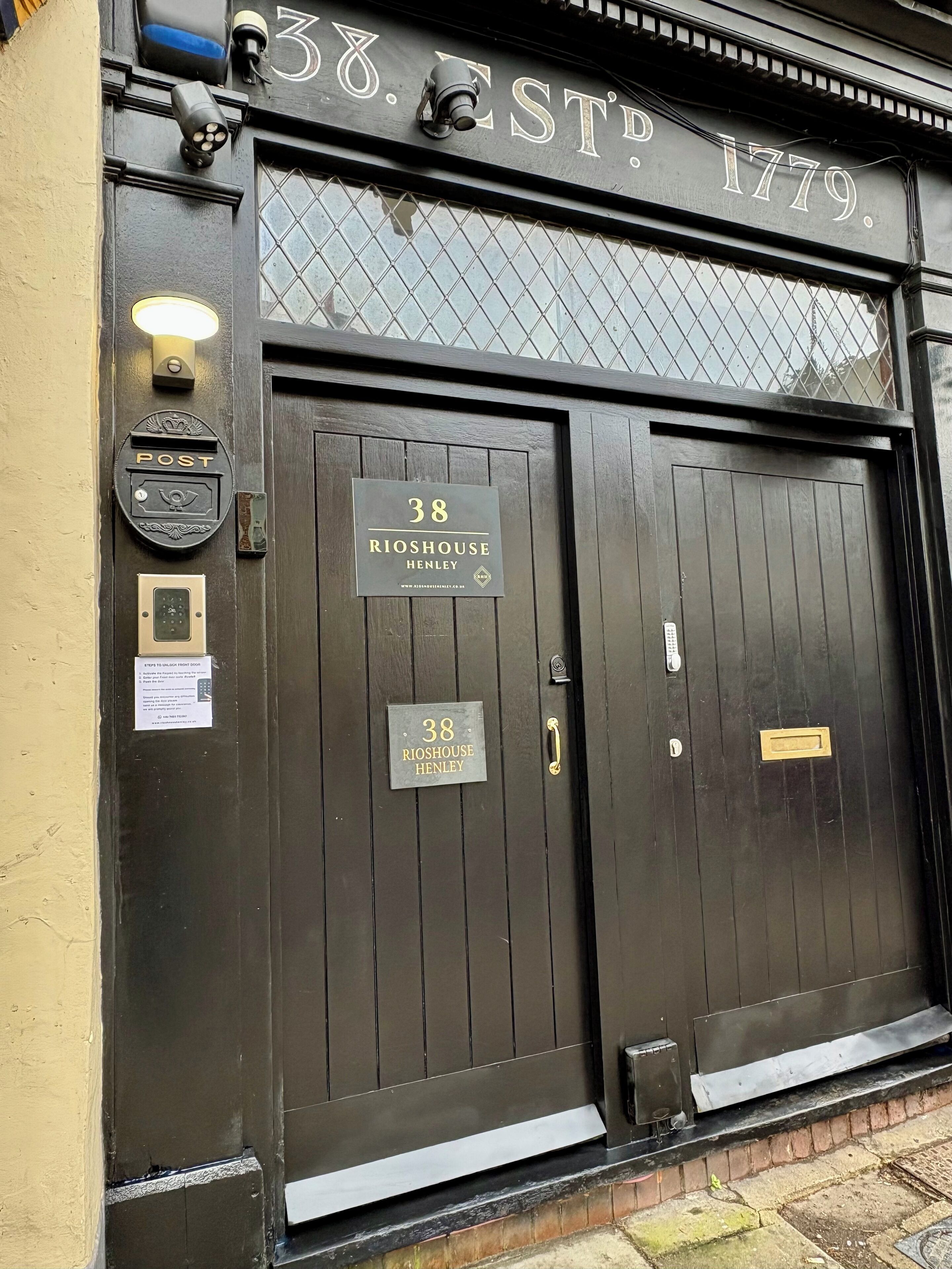 Fassade der Unterkunft