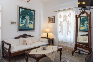 Suite de luna de miel, vistas al mar | Ropa de cama