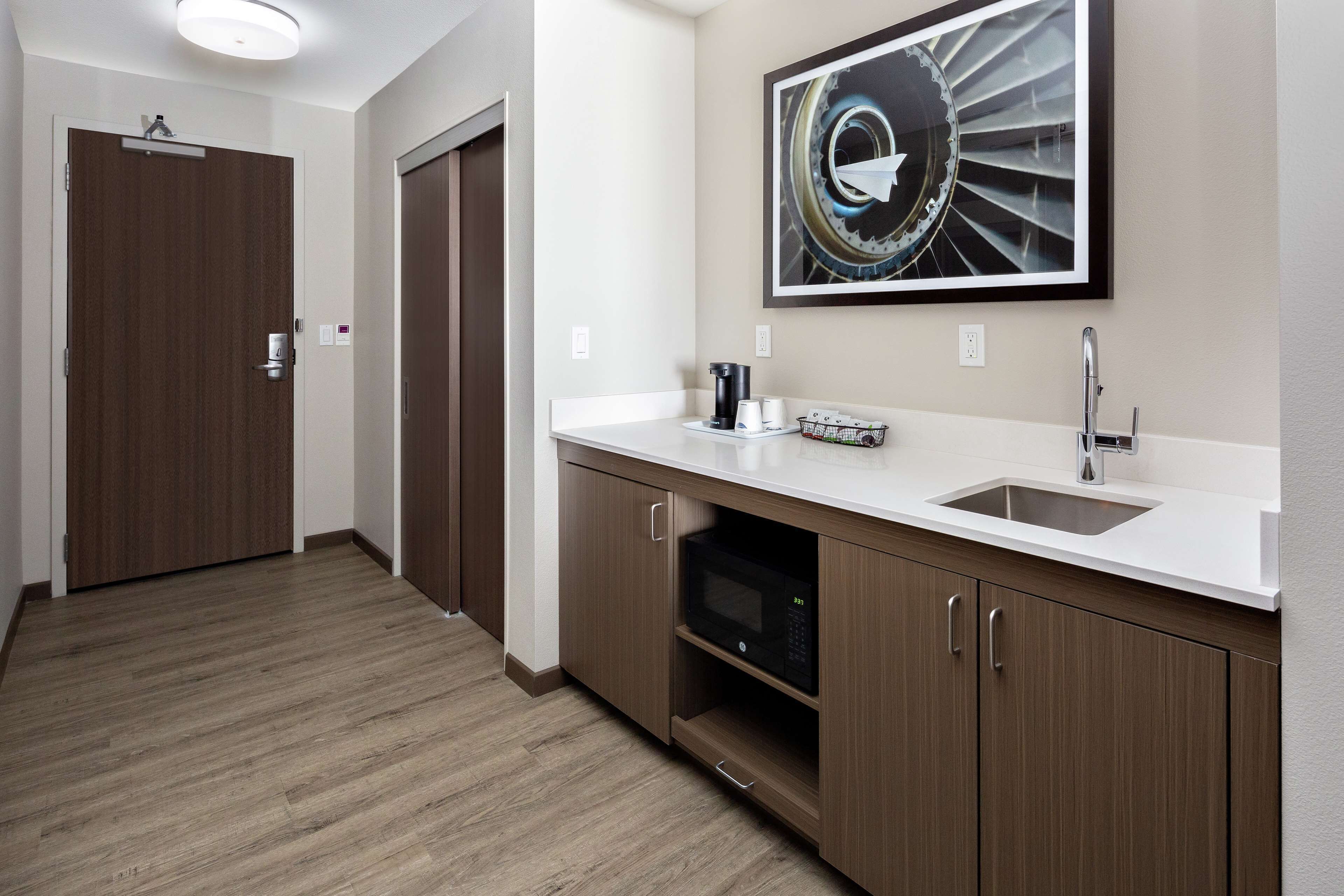 suite, 1 king bed | private kitchen | mini-fridge, microwave, coffee/tea maker, eco-friendly cleaning products