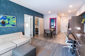 Suite, 1 Bedroom, Non Smoking (1 King Bed) | In-room safe, desk, laptop workspace, blackout drapes