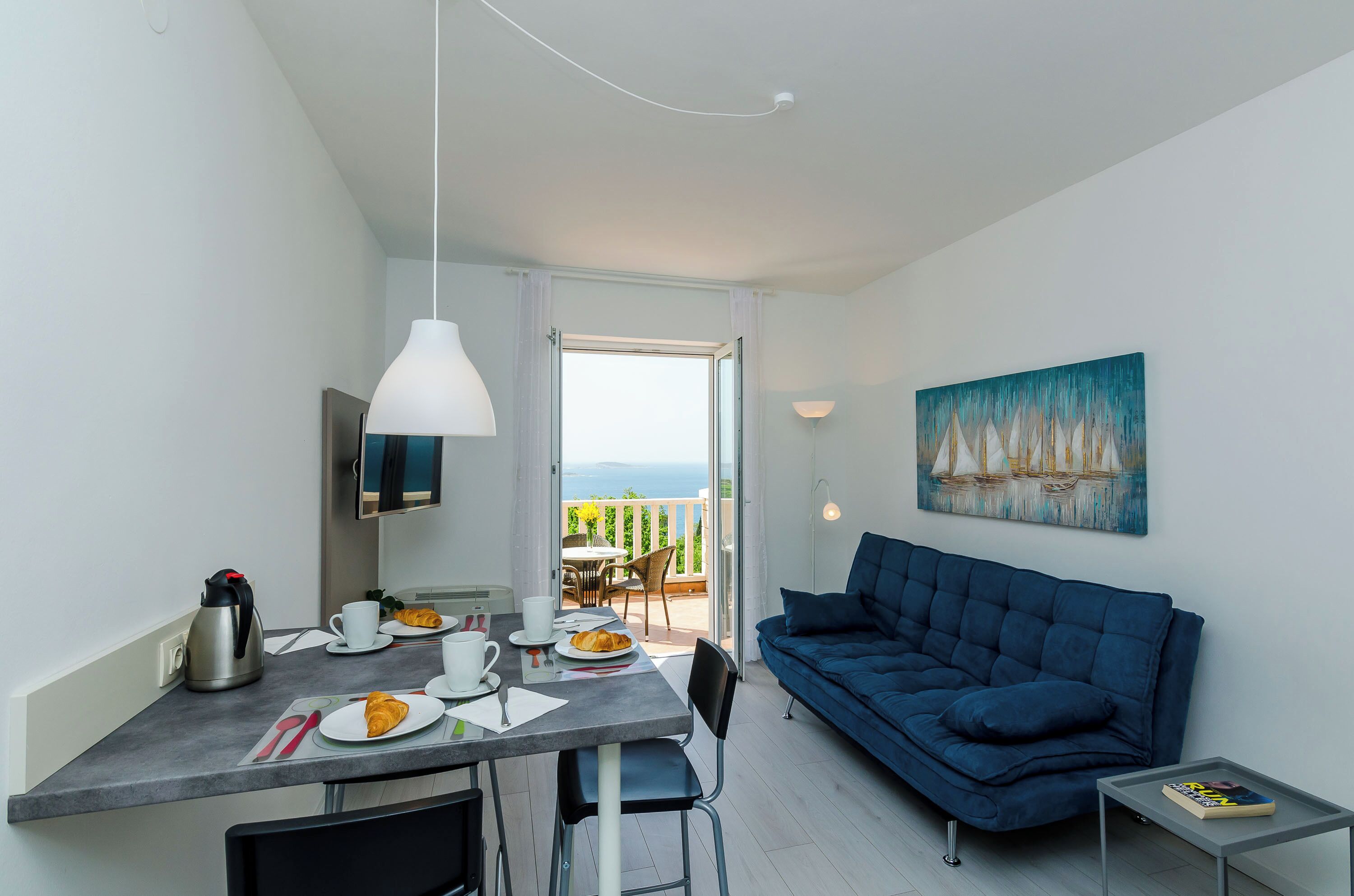 Apartment (Villa Panorama Dubrovnik (A1) - Delux) | Wohnzimmer | Flachbildfernseher