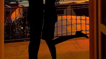 Studio (Nika Family Apartments - Comfort Stud) | Balcony