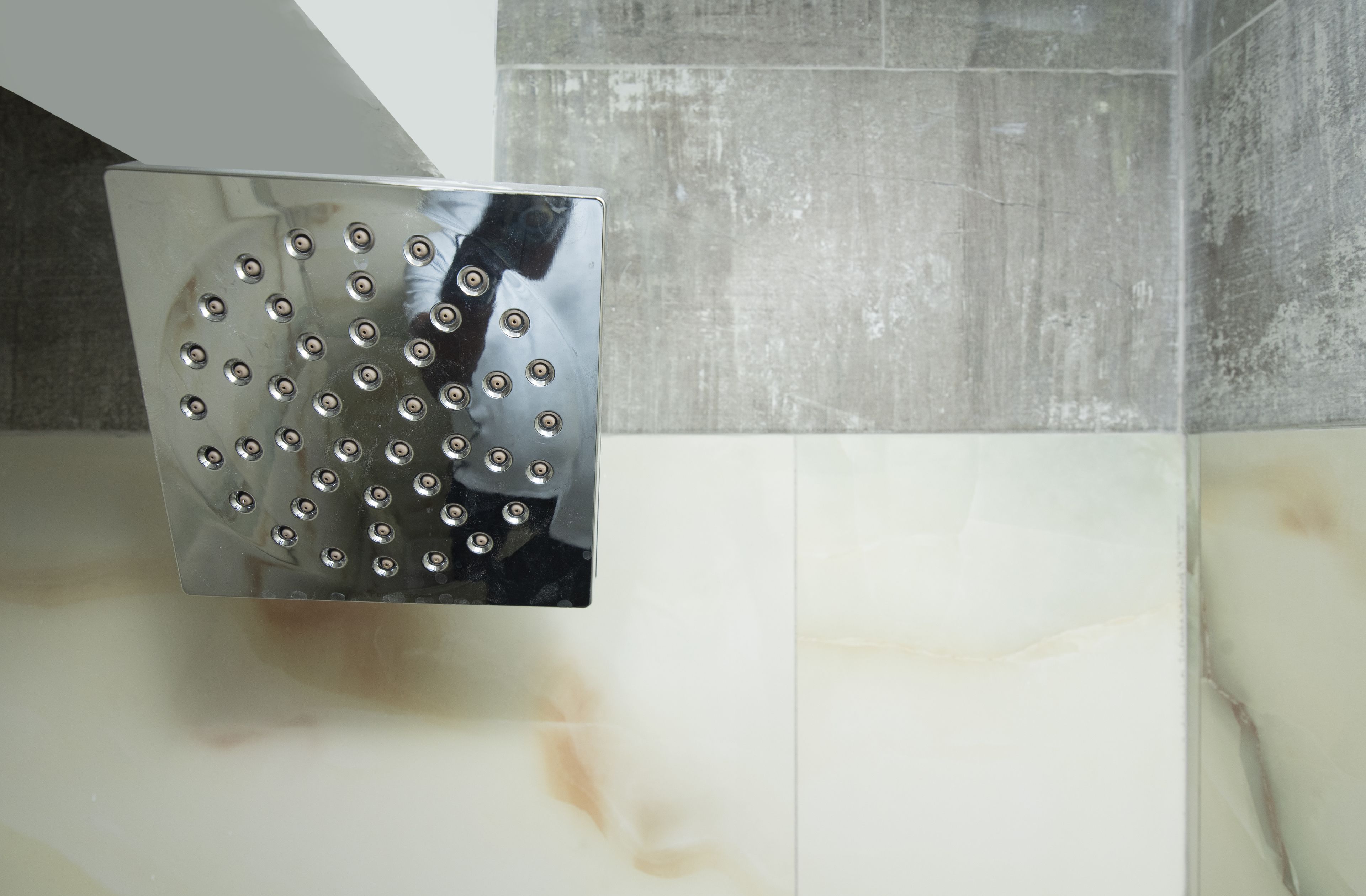 superior quadruple room, garden view | bathroom shower