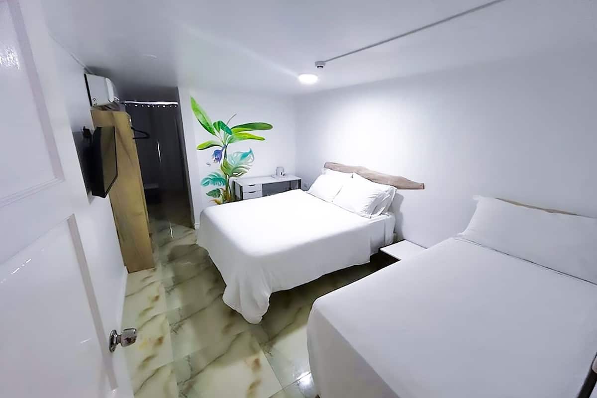 superior double room, multiple beds | 1 bedroom, down duvets, individually decorated, individually furnished