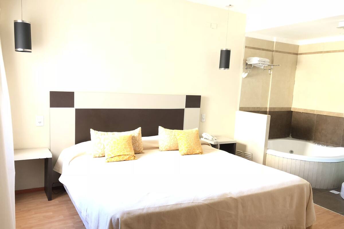 In-room safe, desk, laptop workspace, blackout curtains