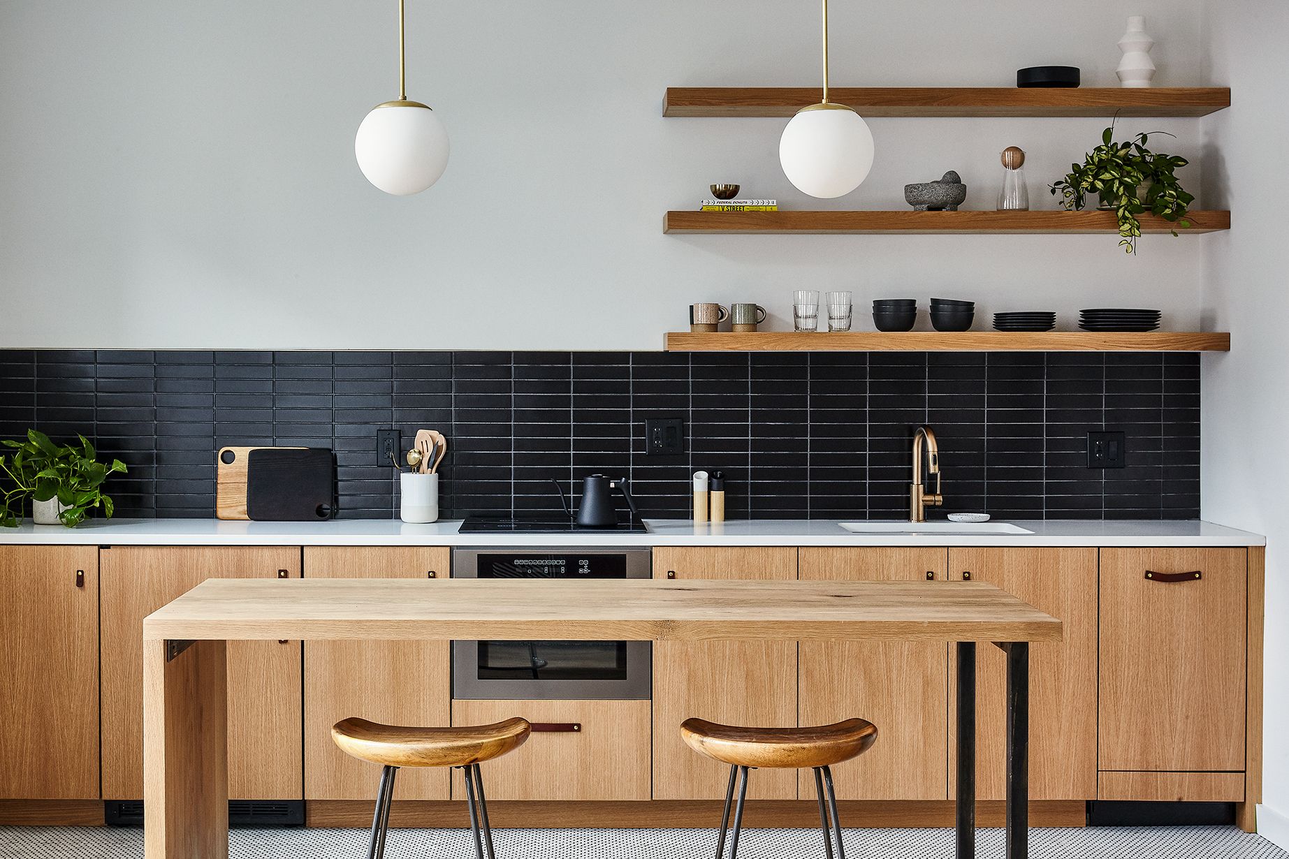 oven, stovetop, dishwasher, coffee/tea maker