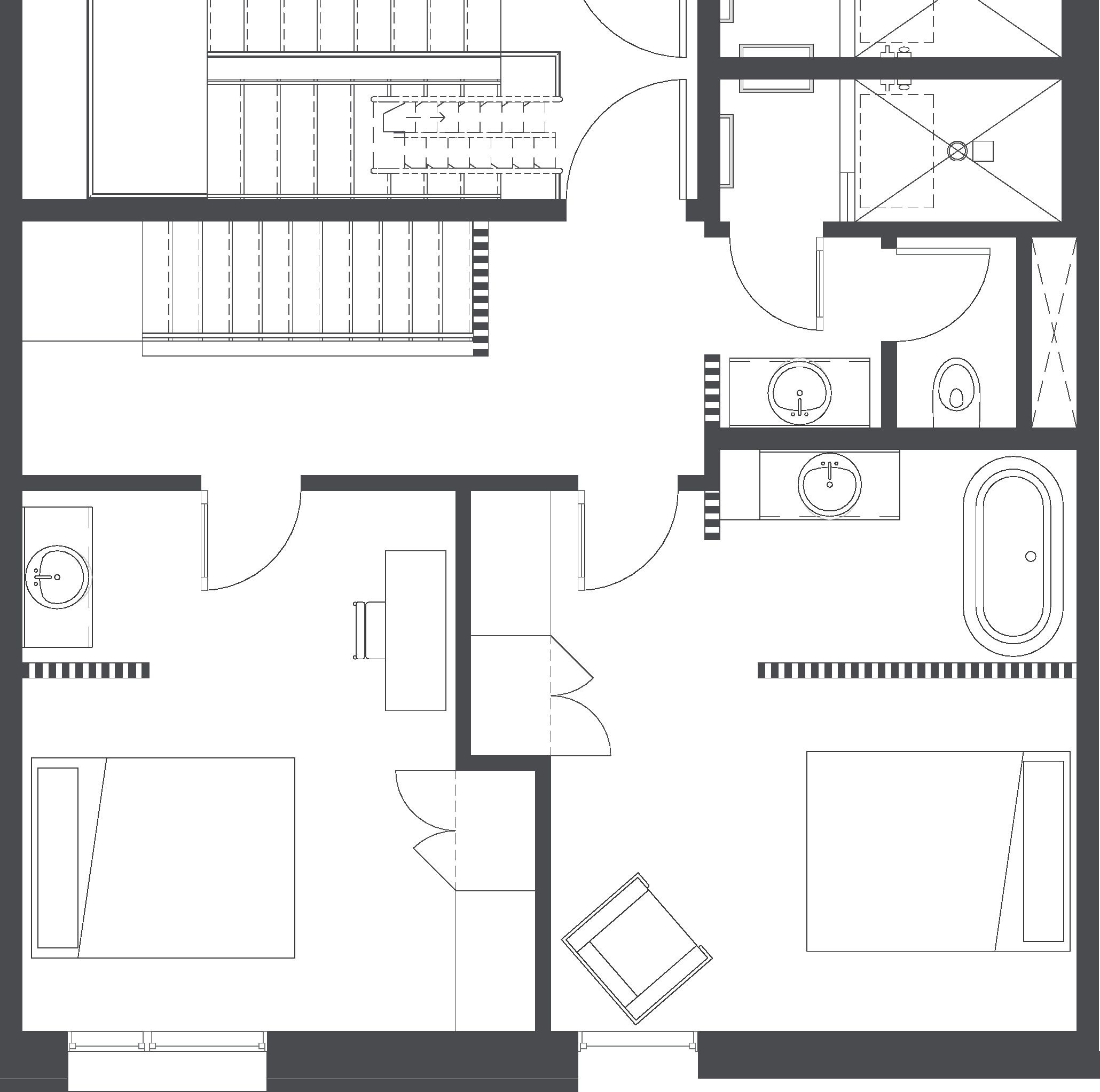 مخطط تصميم الطابق