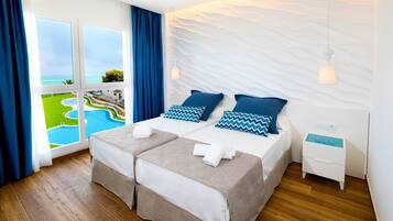 羽絨被、房內夾萬、遮光窗簾/窗簾、隔音