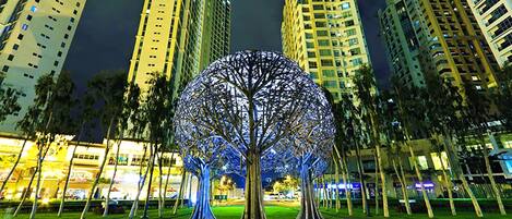 Uitzicht vanuit accommodatie