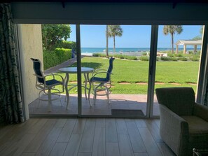 Uitzicht vanuit accommodatie