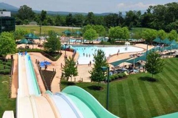 Indoor pool, outdoor pool