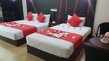 Chambre Deluxe | 2 chambres, draps en coton égyptien, literie de qualité, coffre-fort