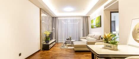 Executive Apartment, 3 Bedrooms | In-room safe, desk, blackout drapes, free WiFi