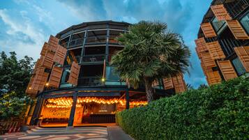 Front of property – evening/night