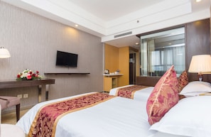 Habitación Business con 2 camas individuales | Escritorio, cortinas opacas, wifi gratis