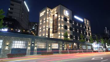 Front of property - evening/night