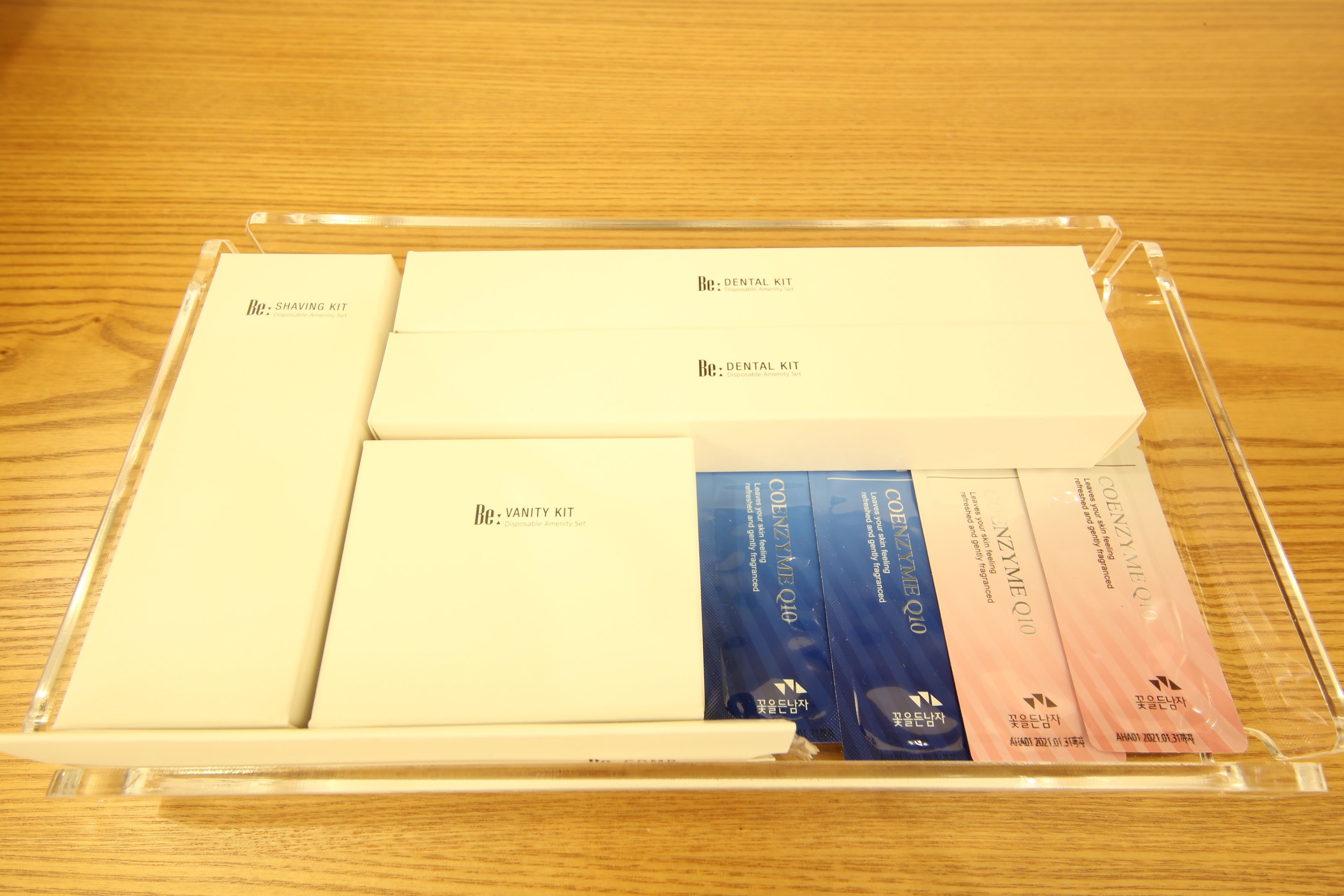 free toiletries, hair dryer, bathrobes, slippers