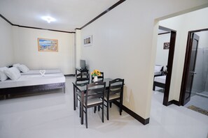 Family Room | Private kitchen | Fridge, microwave - Twin B Residences (Kalibo)