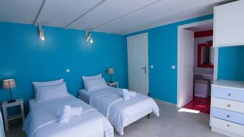 Family Villa, Beach View | 3 bedrooms, in-room safe, soundproofing, iron/ironing board