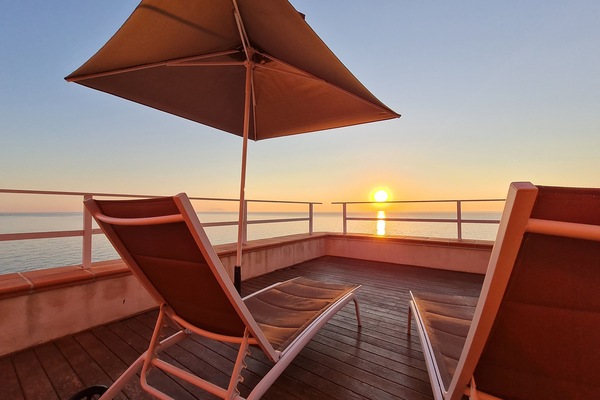 Luxury Villa, Terrace, Sea View | Terrace/patio