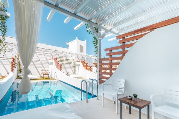 Deluxe-Doppelzimmer, eigener Pool | Eigener Pool