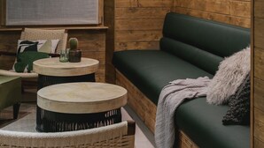 Sitteområde i lobbyen