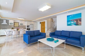 Villa, Sea View | Living room