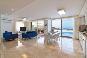 Villa, Sea View | Living room | LCD TV