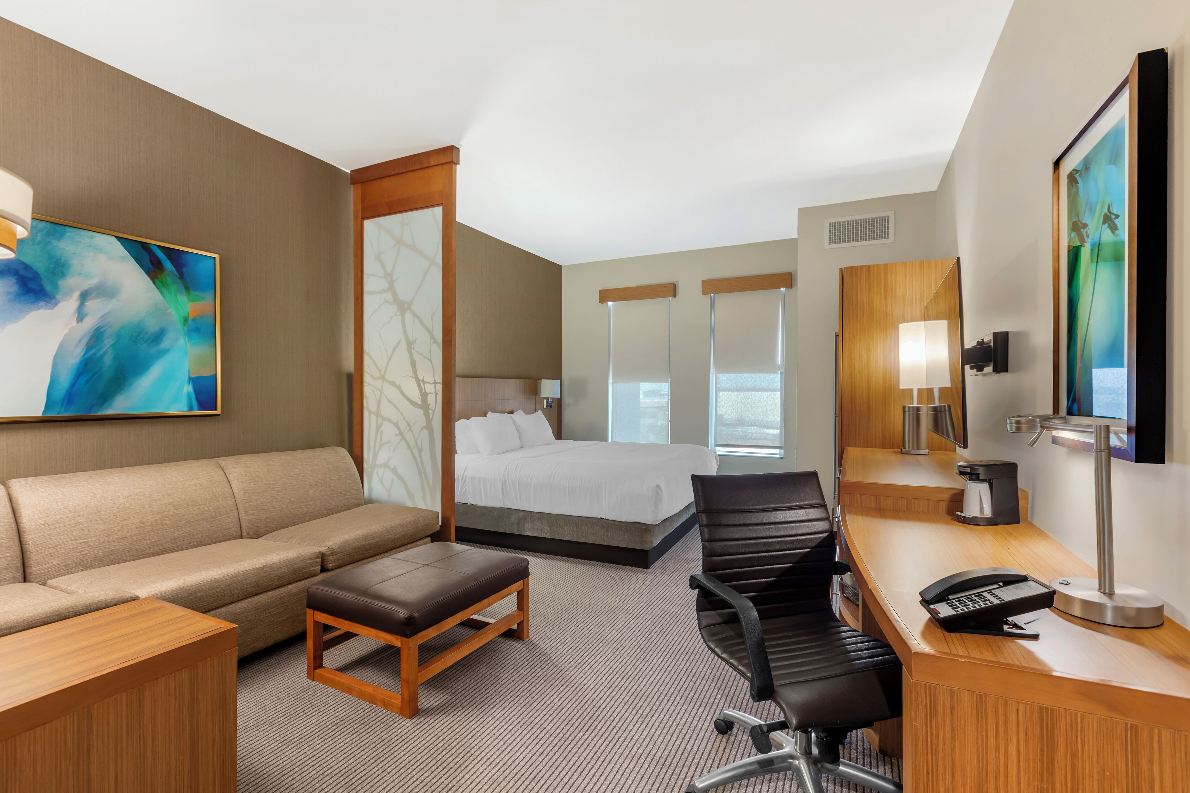 مكتب وستائر تعتيم ومكواة/لوح كي وواي فاي مجانًا