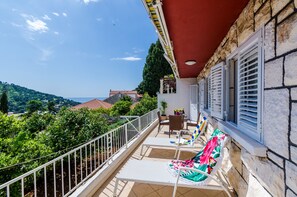Superior Apartment, 2 Bedrooms, Terrace, Sea View | Balcony