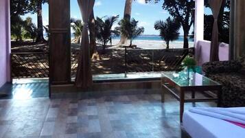 Uitzicht vanuit accommodatie