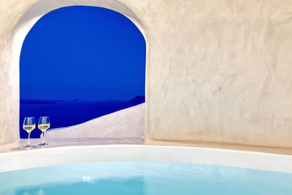Traditional House, Jetted Tub, Sea View | Private spa tub